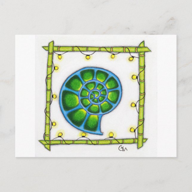 37 Tropiska Party Vykort (Framsida)