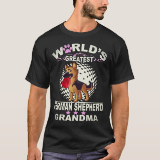 37 Världens Bästa Tyska Vovve Mormor Tysk T Shirt