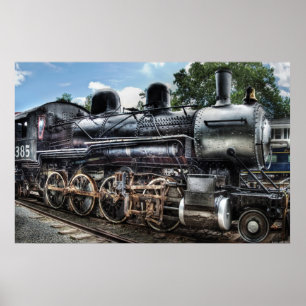 385 - Baldwin 2-8-0 Konsolideringslokomotiv Poster