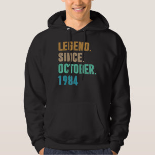 38 år gammal förklaring sedan oktober 1984 38:e fö hoodie