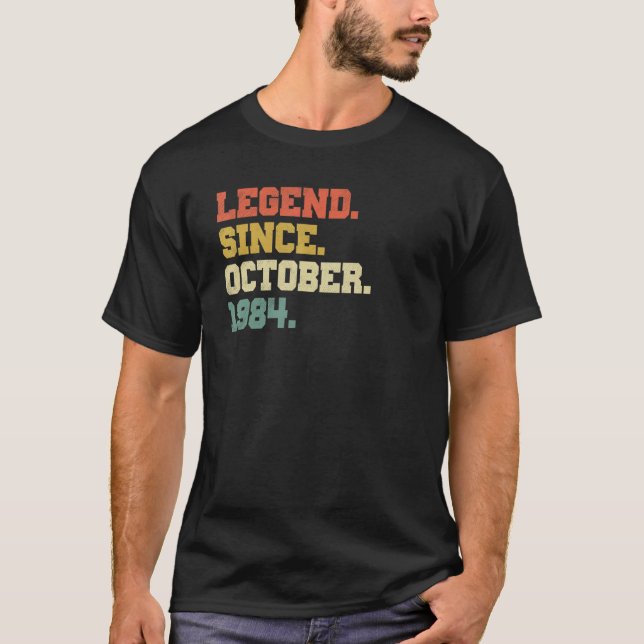 38 år gammal förklaring sedan oktober 1984 38:e fö t shirt (Framsida)