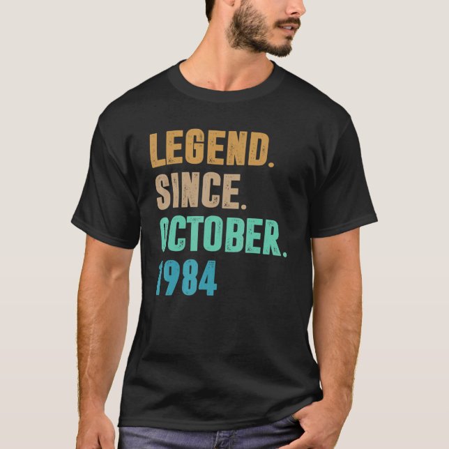 38 år gammal förklaring sedan oktober 1984 38:e fö t shirt (Framsida)