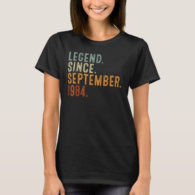 38 år gammal förklaring sedan september 1984 38:e  t shirt (Framsida)