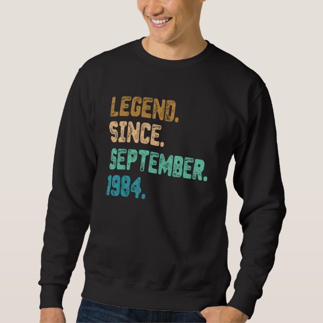 38 år gammal sjukdom sedan september 1984 38:e föd lång ärmad tröja (Framsida)