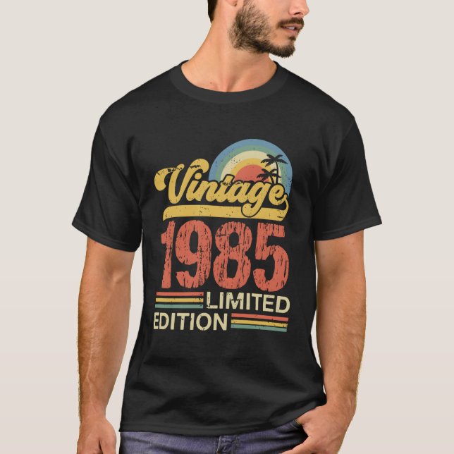 38-årig 1985 38:e t shirt (Framsida)