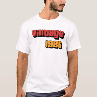38-årig Manar-Vintage för kvinnor 1986 38:e födsel T Shirt