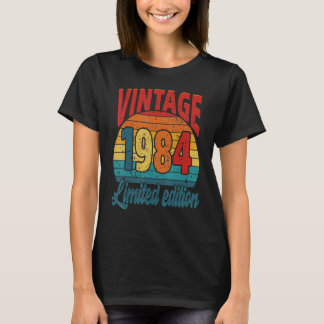 38 ÅRS Vintage 1984 38 Födelsedag T Shirt
