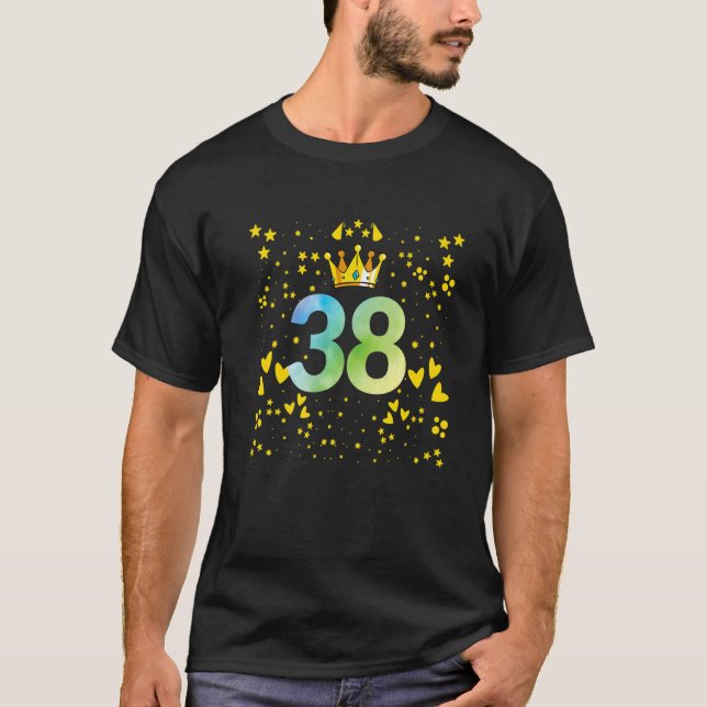 38-årsdag 1 t shirt (Framsida)