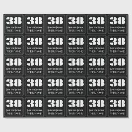 38-årsdag: Art Deco Inspirerad Look "38" & Namn Presentpapper