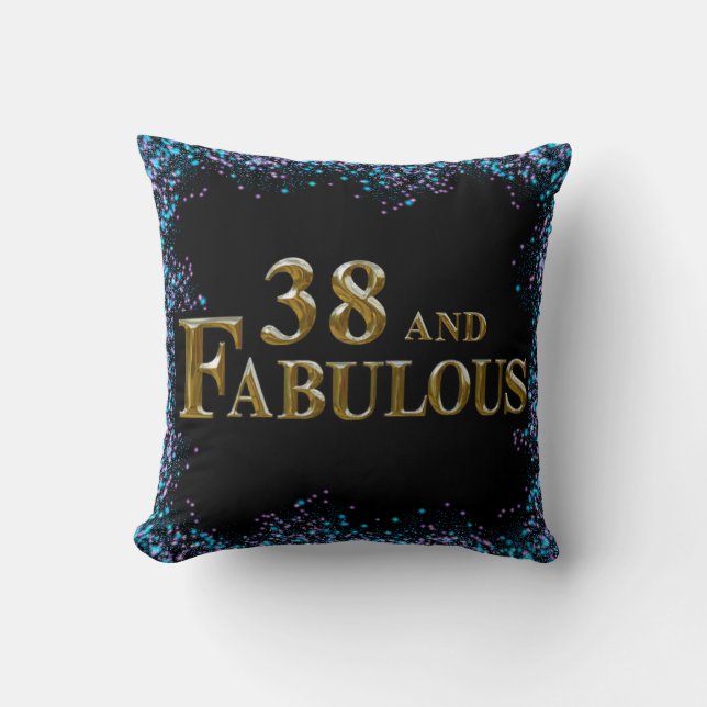 38-årsdag  kudde (Framsida)