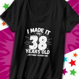 38-årsjubileum, ynklig 38-årsjubileum t shirt