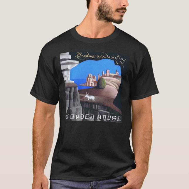38 Dreamers väntar - Crowded House Album Cover T Shirt (Framsida)