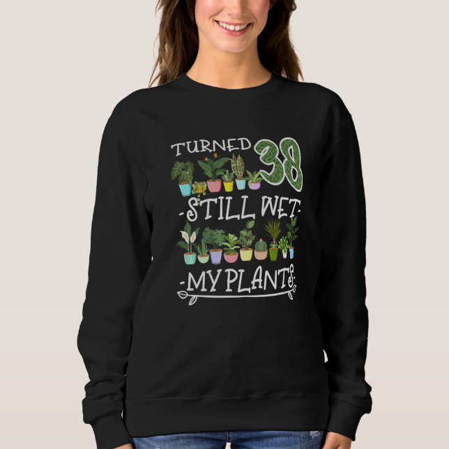 38:e födelsedag I Pot Plant Head I Blöt M T Shirt (Framsida)