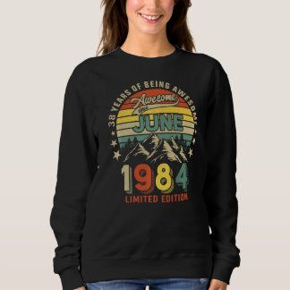 38:e födelsedagen 38 år Fantastisk sedan juni 1984 T Shirt