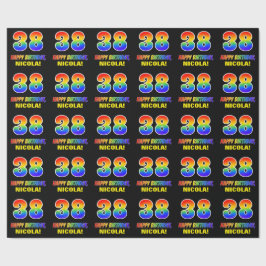 38:e födelsedagen: Fet, Roligt, Simple, Regnbåge 3 Presentpapper