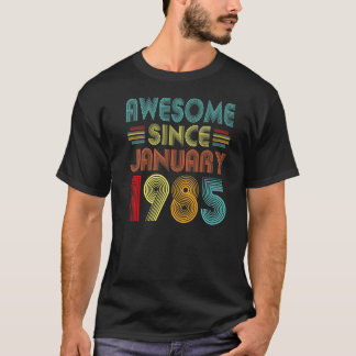 38:e födelsedagen Idea Fantastisk sedan januari 19 T Shirt
