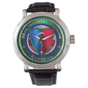 38:e infanteridivisionen "Cyclone" Armbandsur