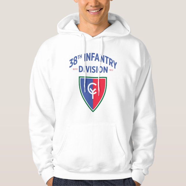 38:e Infantry-divisionen Förenta Stater Hoodie (Framsida)