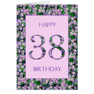 38:e Lilan Daisy Hälsningskort