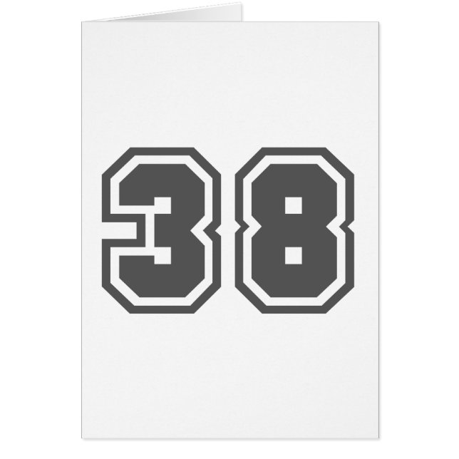 38 HÄLSNINGSKORT (Framsidan)