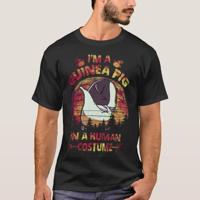 38 marsvin Halloween-kostym för människor T Shirt (Framsida)