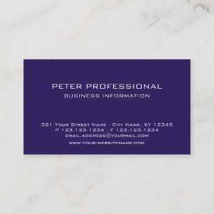 38 Modern Professionell Affärskort plum färg Visitkort