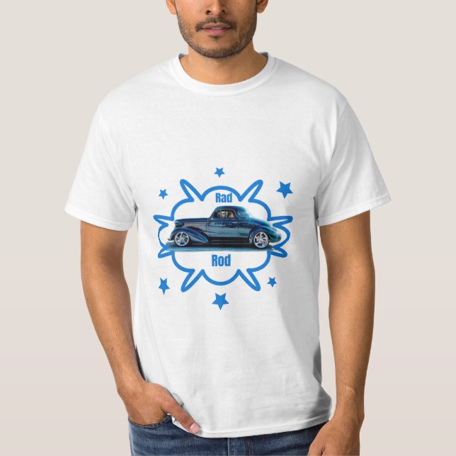 38 schevy hot rod-kupa t shirt (Framsida)