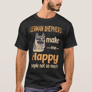 38 tyska schäferhund gör mig glad människor inte s t shirt