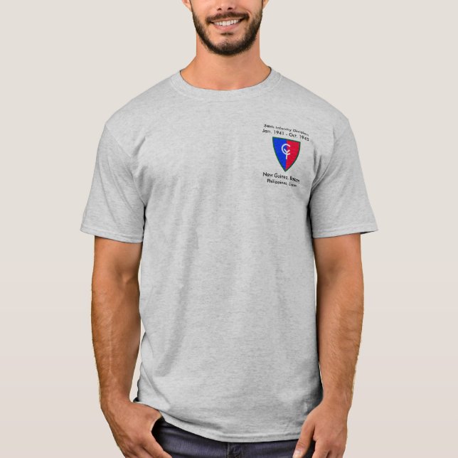 38th Cycloneuppdelning WWII Tee Shirt (Framsida)