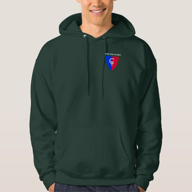 38th Infanteriuppdelning "Cyclone " Sweatshirt Med Luva (Framsida)