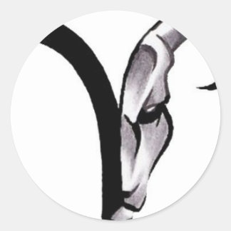 398ed2e311876f65315abc50c5e40934—aries-ram-tatueri runt klistermärke