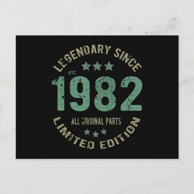 39 Åldersförklaring vid 39:e födelsedagen Vykort (Framsida)