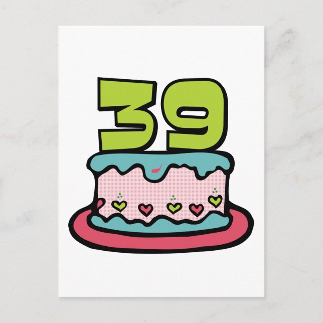 39 Ålderskaka Vykort (Framsida)