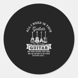 39.allt jag behöver är den här gitarren och den runt klistermärke