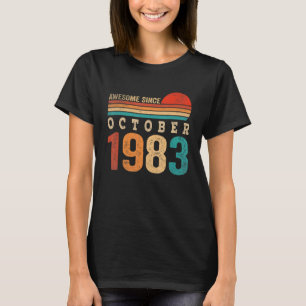 39 år gammal Fantastisk sedan oktober 1983 39:e fö T Shirt