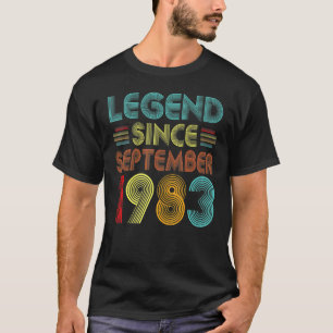 39 år gammal förklaring sedan september 1983 49:e t shirt