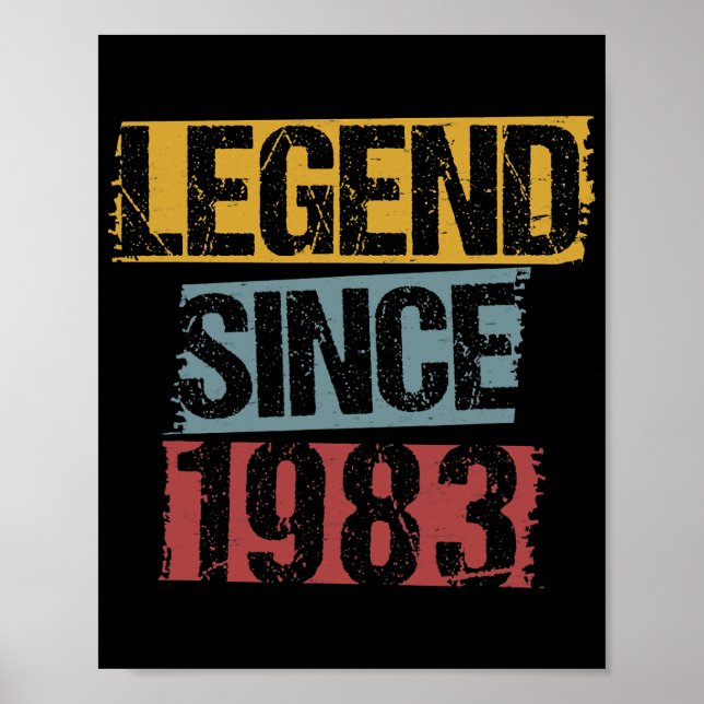 39 ÅRS ÅLDER 1983 39:e födelsedagen Poster (Framsidan)