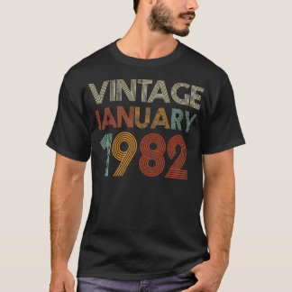 39 ÅRS Åldersklockad Vintage från Retro Birthday G T Shirt