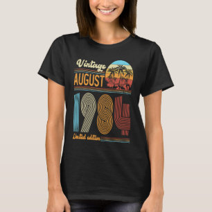39 ÅRS Vintage på födelsedagen augusti 1984 Kvinno T Shirt