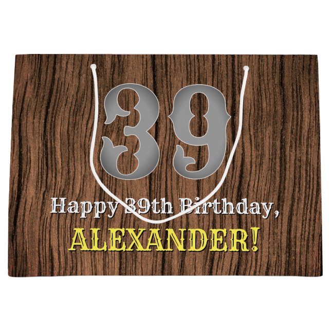 39-årsdag: Country Western-inspirerad look, namn (Framsidan)