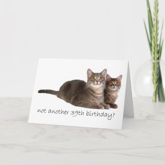 39-årsdagen kort (Framsida)
