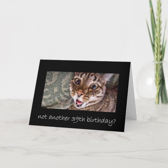 39-årsdagen kort (Framsida)