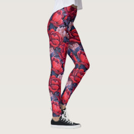 #39-Blommönster Leggings
