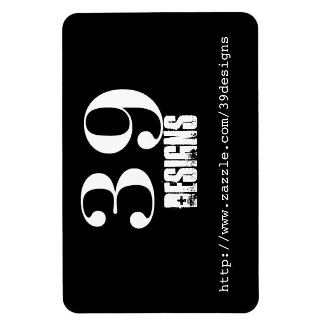 39 dekal för magnetstötfångare magnet (Vertikal)