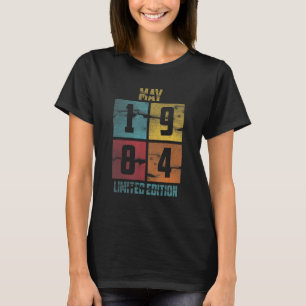 39:e födelsedag 39 år maj 1984 t shirt