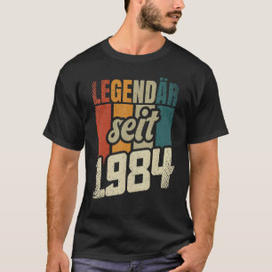 39:e födelsedag Man Woman 39 år 1984 Dekorativ T Shirt