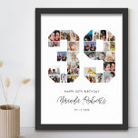 39:e födelsedag nummer 39 Anpassningsbar Fotokolla Poster<br><div class="desc">Fira 39-årsdagen med denna personlig 39-fotokollage poster. Anpassadets gåva är också perfekt för bröllop-årsdagen. Det är ett underbart sätt att visning värdefulla minnen från ditt bröllop och gifta liv. Poster innehåller en samling foton som fångar in dessa speciella ögonblick och kan anpassas med namn, födelsedatum eller årsdatum. Det är ett...</div>