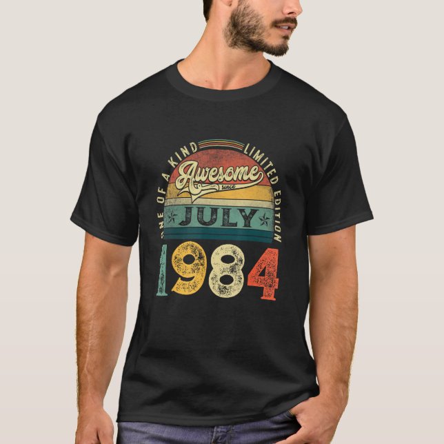 39:e födelsedagen Dekoration juli 1984 Manar Kvinn T Shirt (Framsida)