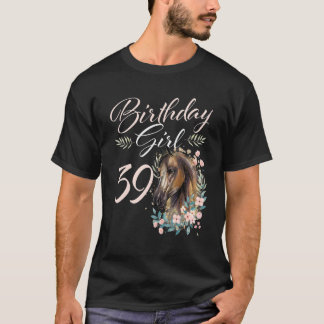 39:e födelsedagshästen 39 år gammal dag t shirt