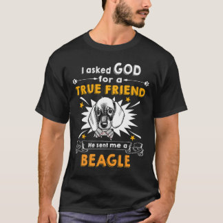 39 En beagle till Gud sann vän T Shirt